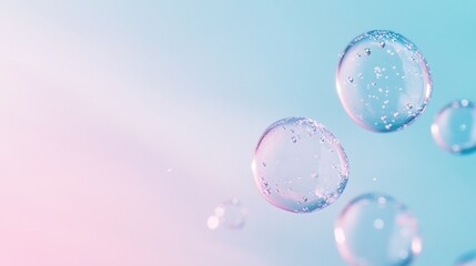 microscopic bubbles in vibrant swirling liquid background signify groundbreaking scientific discoveries