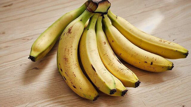Fresh Yellow Banana Close-Up