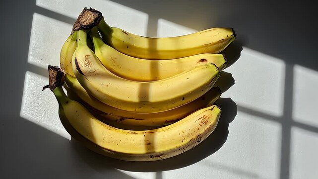 Fresh Yellow Banana Close-Up