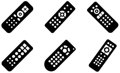 Vector Illustration of Various Remote Controls