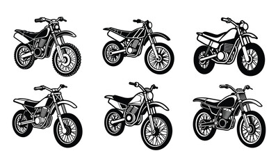 silhouettes of bicycles