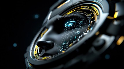 Futuristic Face Recognition Tech