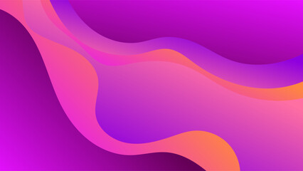 ABSTRACT BLURRED BACKGROUND ELEGANT GRADIENT PURPLE ORANGE MAGENTA WITH HAND DRAWN ORGANIC SHAPES SMOOTH COLOR DESIGN VECTOR TEMPLATE GOOD FOR MODERN WEBSITE, WALLPAPER, COVER DESIGN 
