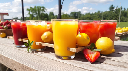 There are some particularly krajobrazowe latas in Europe, made of natural fruit.