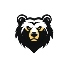 Bear logo. Bear head. Bear Head logo on white background. Vector illustration.
