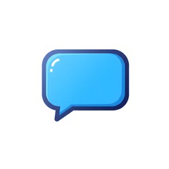 Fototapeta premium Social Media Chat Bubble Icon