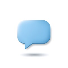 Fototapeta premium Social Media Chat Bubble Icon