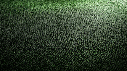 The carpet is green