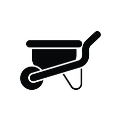 Wheelbarrow stock illustration