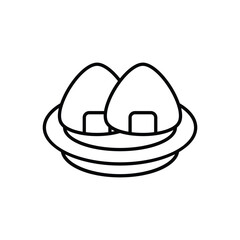 Onigiri Vector icon