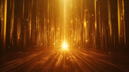 Radiant glow light burst effect. realistic golden digital lens flare light effect. starlight rise on transparent background. Radiant - Temple. Illustration