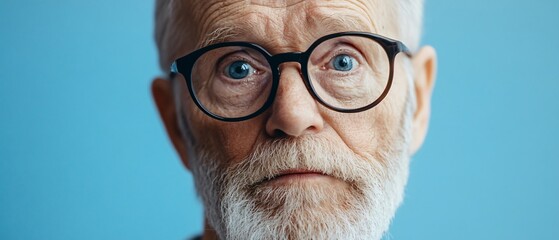 Professional Senior Male Macular Degeneration Image - AR 73