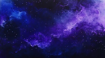 Fototapeta premium Abstract Cosmic Night Sky Painting