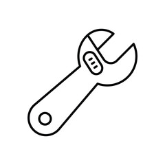 Wrench stock illustration