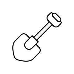 Shovel stock illustration