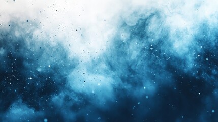 Obraz premium A light blue background with a rough texture, designed for posters, banners, and digital backgrounds, highlighted by a dark blue border and an abstract old grunge texture on light blue paper