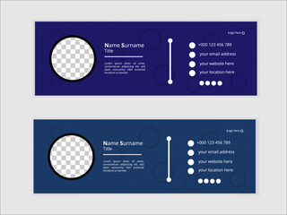 Professional Email Signature Template | Corporate & Minimal Design.