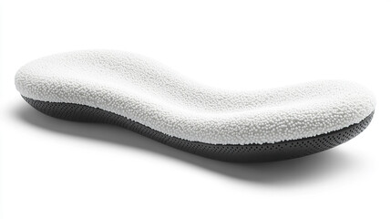Obraz premium Soft, white, cushioned insole for footwear