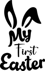 Fototapeta premium my first easter