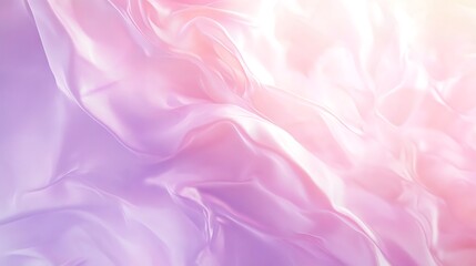 Obraz premium Abstract background with a blend of pastel pink and lavender hues, illuminated with gentle, ambient lighting