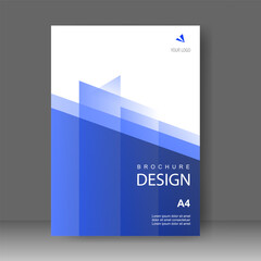 Design cover book modern technology style. Annual report. Brochure template, catalog. Simple Flyer promotion. magazine. Vector illustration