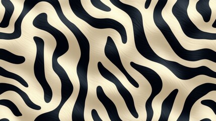 Exploring seamless design exaggerated wavy zebra stripes in high fidelity digital art contemporary environment aesthetic concept