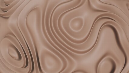  Mocha Mousse Satin Fabric with Elegant Folds