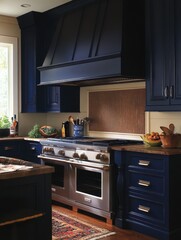 A well designed kitchen with new appliances is presented