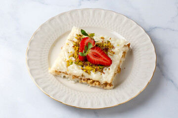 Turkish Traditional Ramadan Dessert Gullac