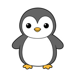 Adorable Kawaii Animal Vector Arts For Coloring Book