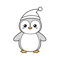 Adorable Kawaii Animal Vector Arts For Coloring Book