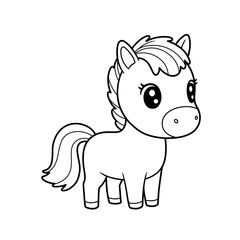 Adorable Kawaii Animal Vector Arts For Coloring Book