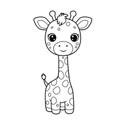 Adorable Kawaii Animal Vector Arts For Coloring Book