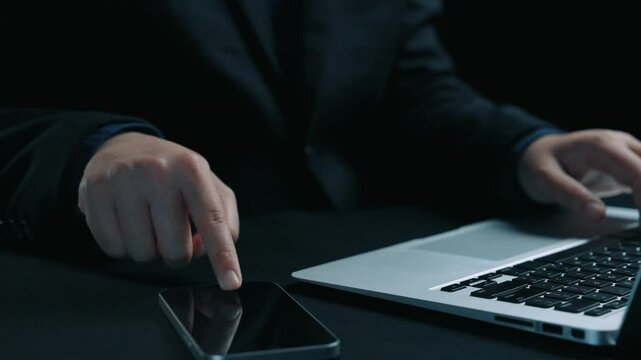 Business person engages in networking, building valuable connections. Effective people networking strategies to broaden professional network and opportunities UUID