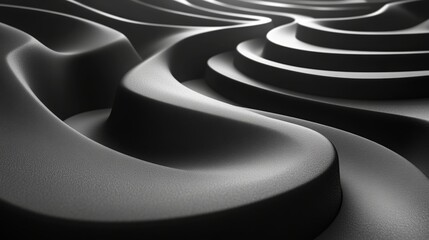 Obraz premium Unveiling bold geometric wave design in france a high-fidelity artistic exploration