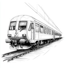  Train Traveling Down The