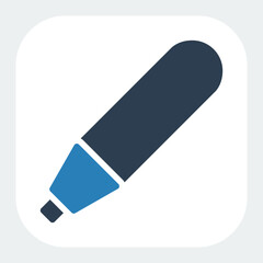 marker icon in glyph style