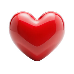 red glass heart