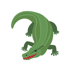 alligator crocodile emoji animal illustration vector
