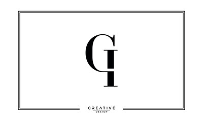 CI, IC,C , I, Abstract Letters Logo Monogram