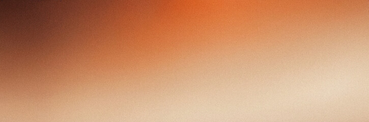 An orange warm gold amber peach copper bronze smooth abstract background. Color gradient ombre blend. Soft light shine glow glitter metallic. Noise grain mesh.