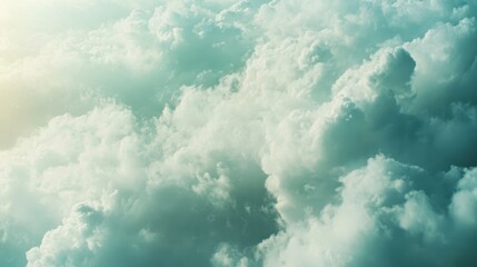 Fototapeta premium Abstract Cloud Background for Security and Encryption