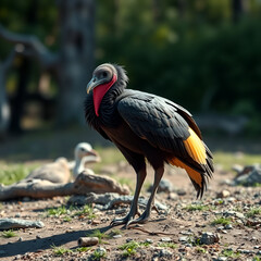 Obraz premium Photorealistic image of a California Condor.
