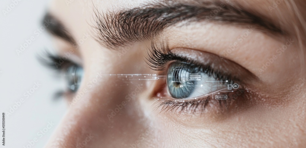 Poster iris recognition is the concept behind a wearable computer that is smart and compatible with the hum