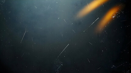 Dark Textured Background With Orange Light Leaks And Subtle Dust And Scratches Overlay Optimized For Adobe Stock Photo