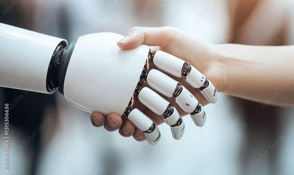 Poster integrating ai powered technology for seamless digital transformation