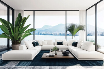 Fototapeta premium modern living room