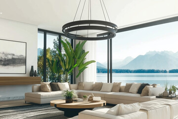 Obraz premium modern hotel room