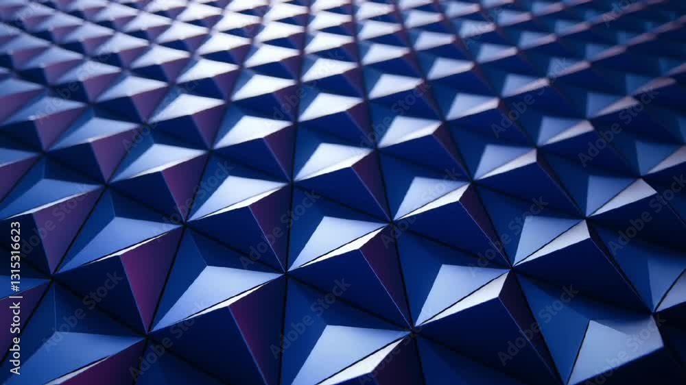 Poster modern blue geometric 3d pattern abstract futuristic texture background design