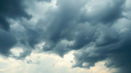 Obraz premium Realistics meteorological importance and movement of storm clouds which involve convection moisture